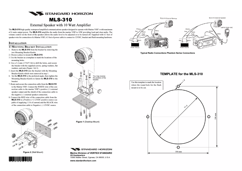 Imagen de la primera página del manual del dispositivo MLS-310