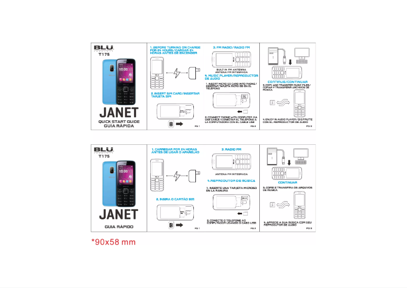 Page n°1 - Manuel utilisateur BLU Janet