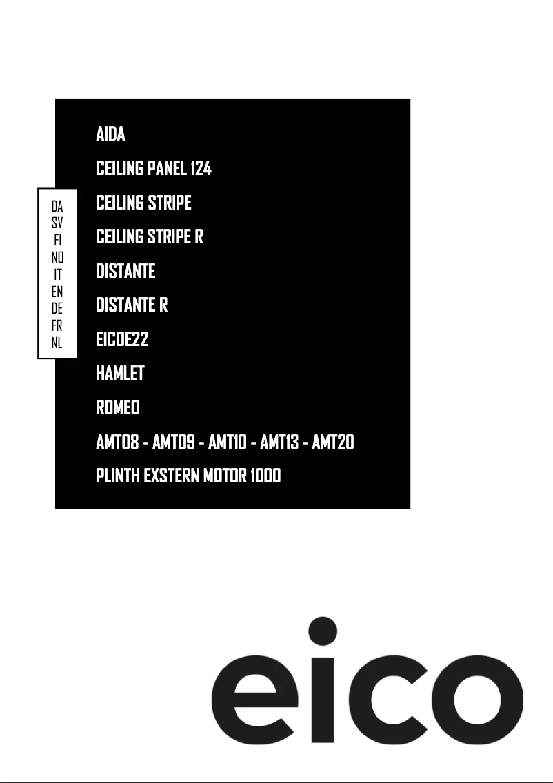 Page n°1 - Manuel utilisateur Eico Hamlet 60 N ECO