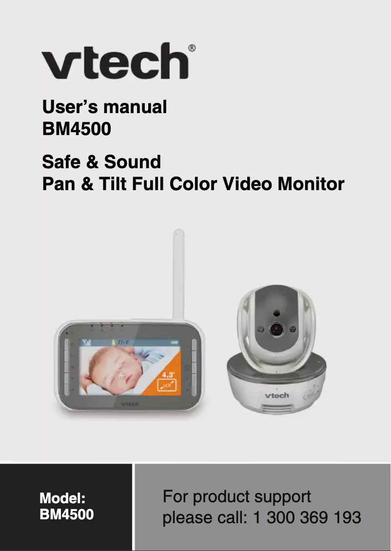 Página 1 del manual Manual de usuario Vtech BM4500