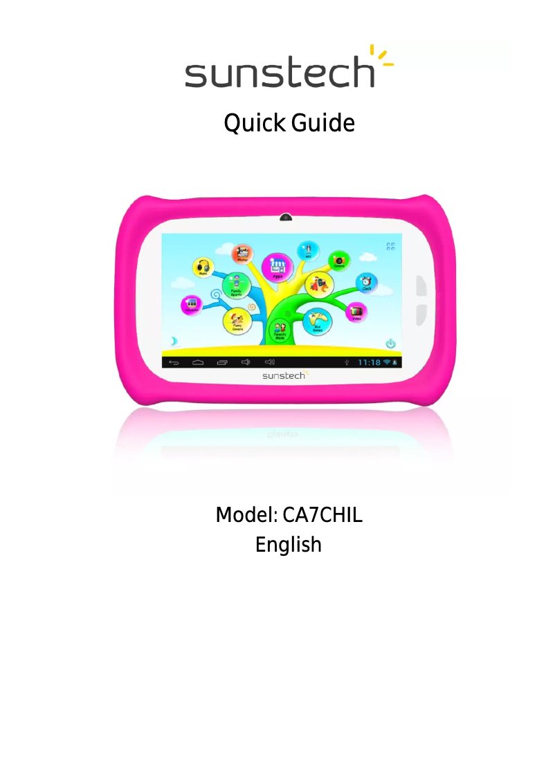 Image de la première page du manuel de l'appareil CA7CHIL