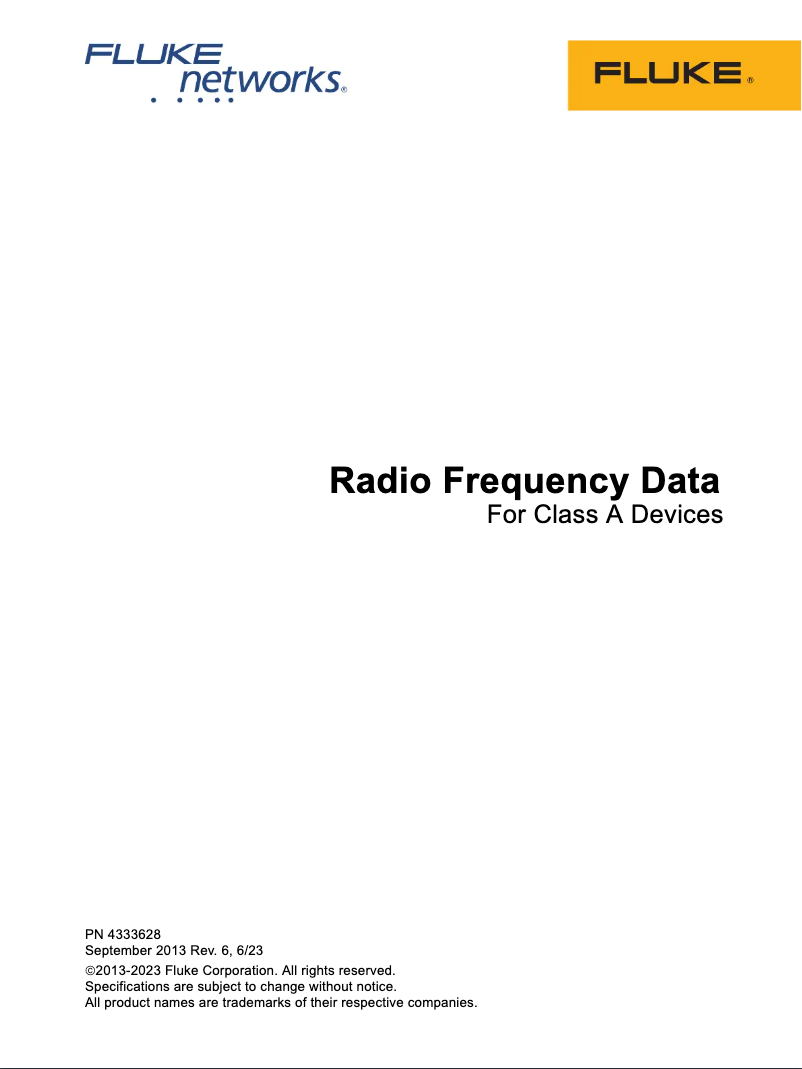 Page n°1 - Manuel utilisateur Fluke CNX C3002