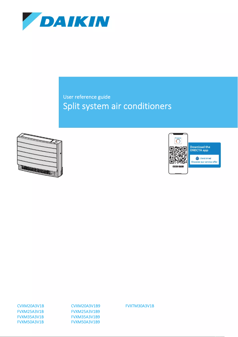Página 1 del manual Manual de usuario Daikin FVXM35A3V1B