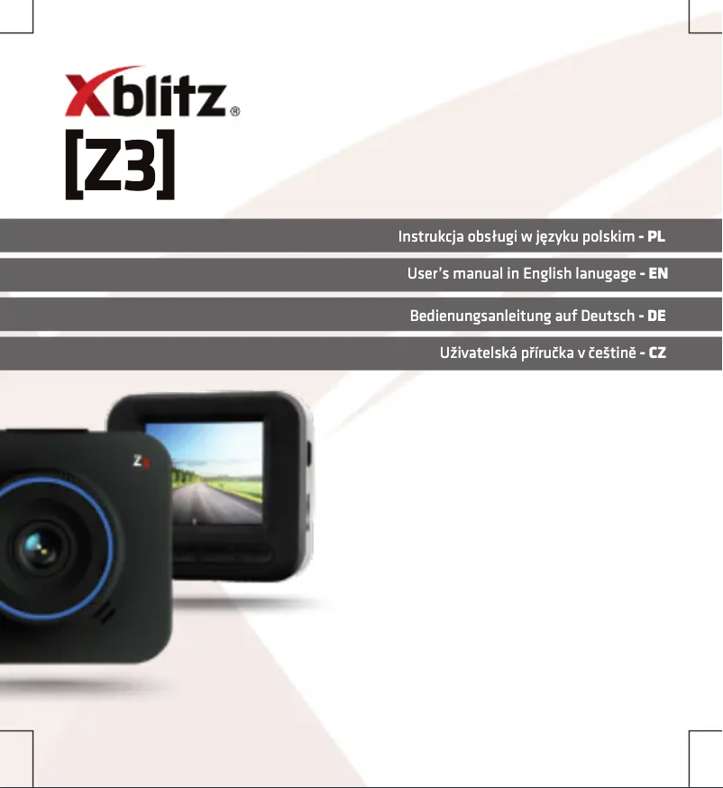 Image de la première page du manuel de l'appareil Z3