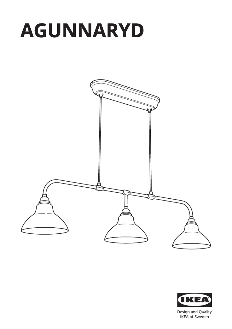 Image de la première page du manuel de l'appareil AGUNNARYD 405.367.21