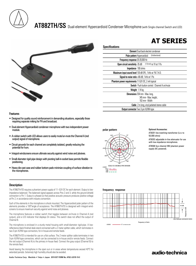 Image de la première page du manuel de l'appareil AT882TH/SS