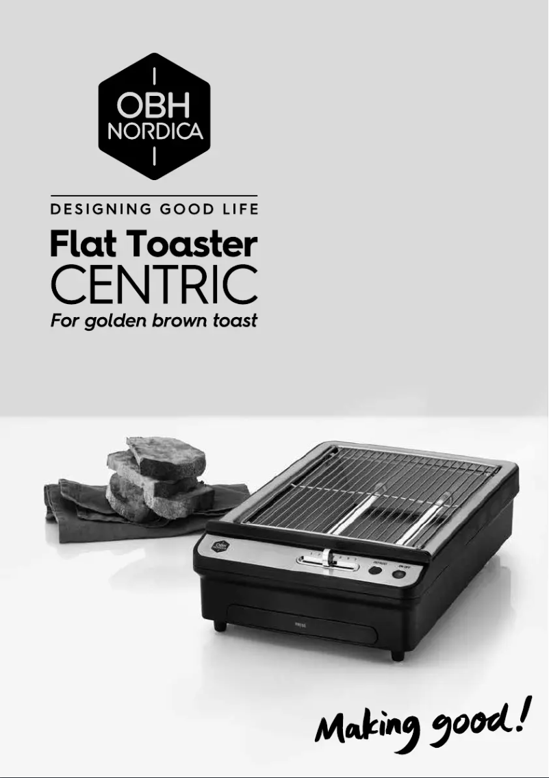 Page 1 de la notice Manuel utilisateur OBH Nordica Centric 2637