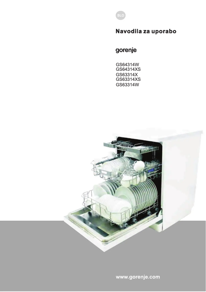 Page 1 de la notice Manuel utilisateur Gorenje GS63314XS