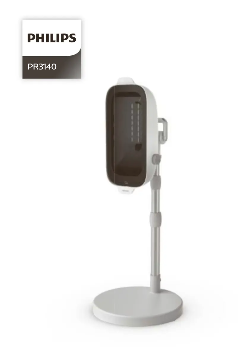 Page 1 de la notice Manuel utilisateur Philips InfraCare PR3140