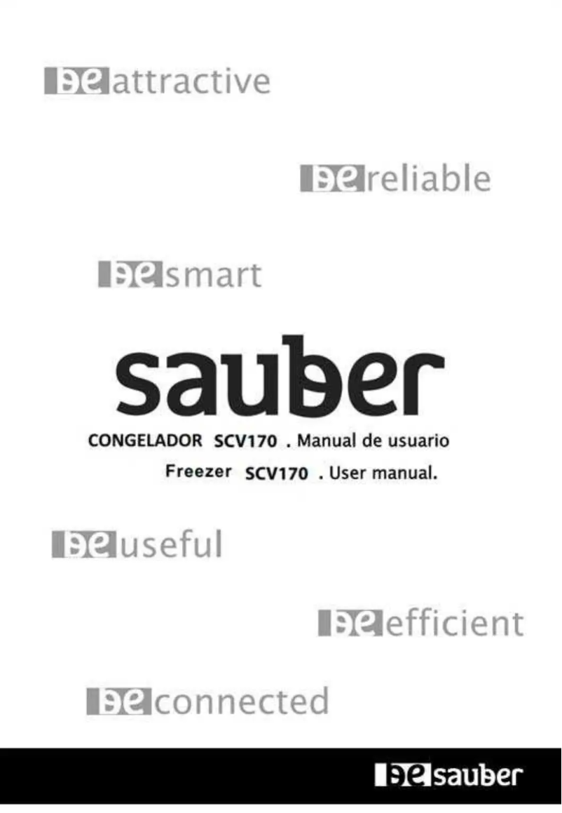 Page n°1 - Manuel utilisateur Sauber SCV170