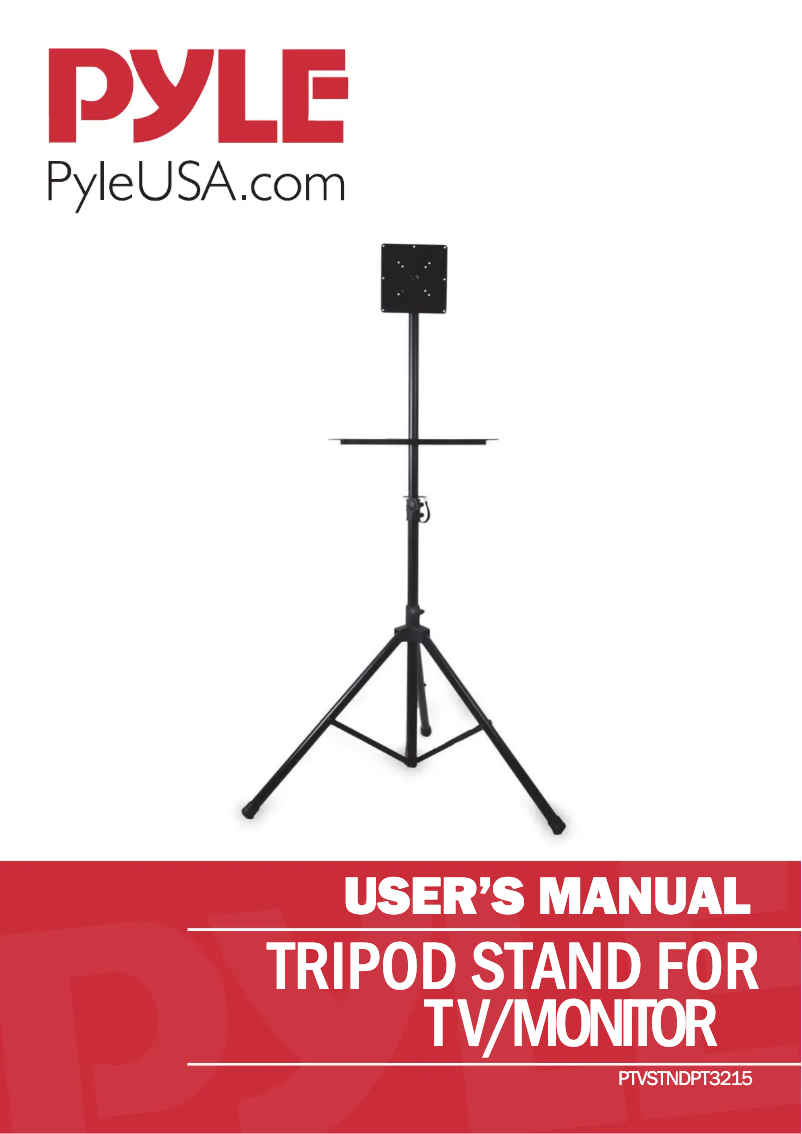 Page n°1 - Manuel utilisateur Pyle PTVSTNDPT3215