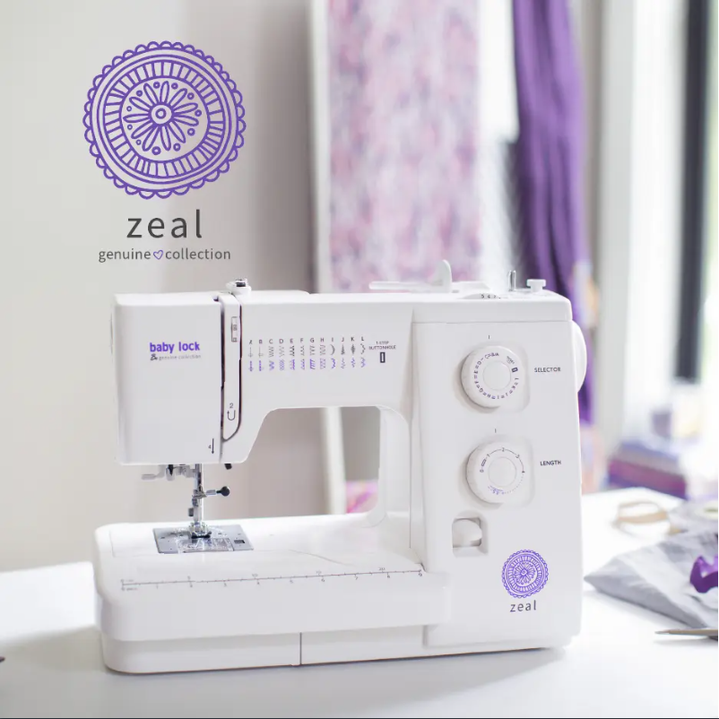 Page 1 de la notice Fiche technique Baby Lock Zeal