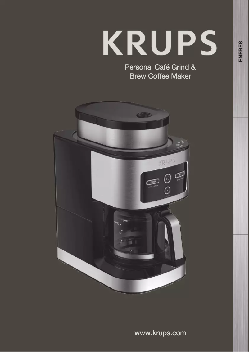 Page n°1 - Manuel utilisateur Krups KM550D