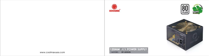 Page 1 de la notice Manuel utilisateur CoolMax ZP-480B