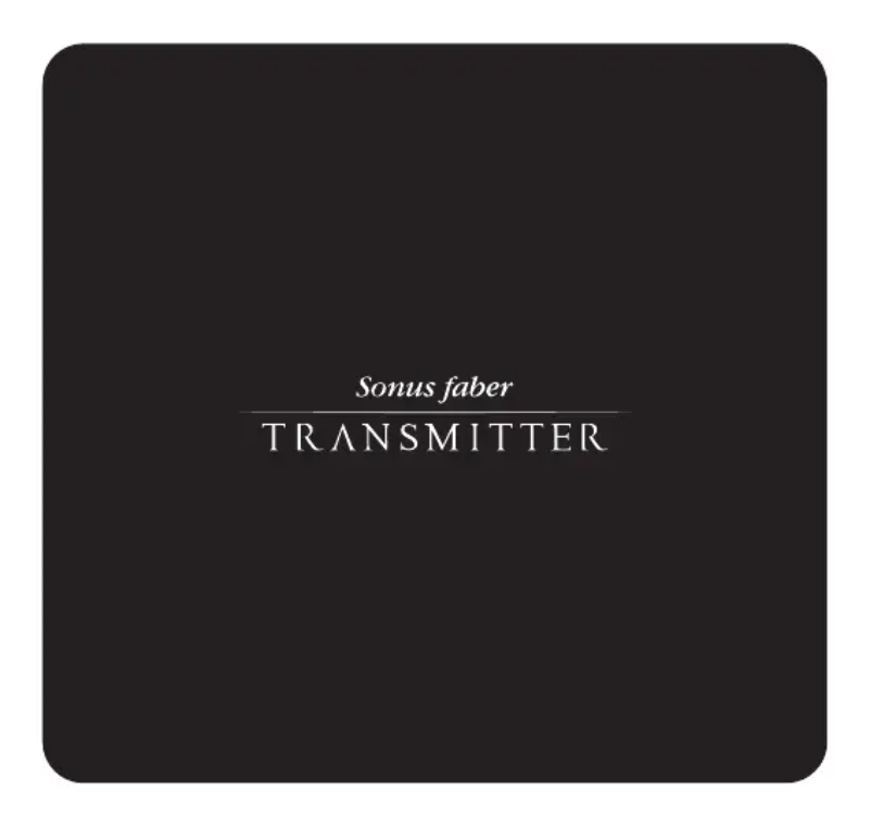 Page n°1 - Manuel utilisateur Sonus Faber Transmitter