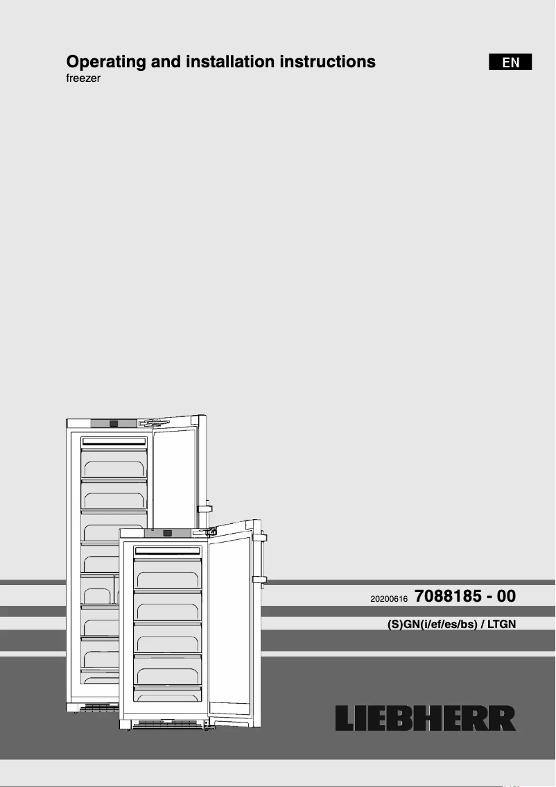 Page n°1 - Manuel utilisateur Liebherr GN 4335 Comfort NoFrost