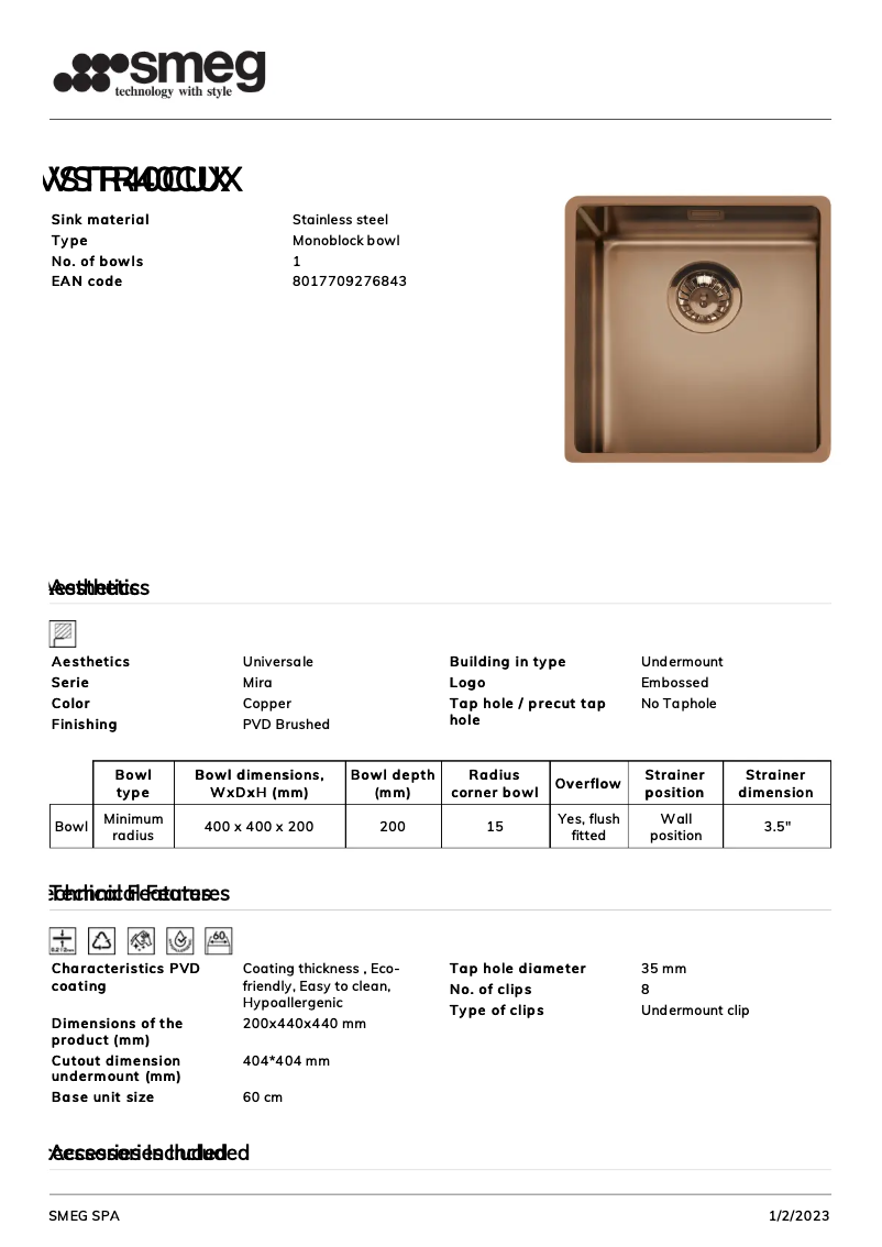 Image de la première page du manuel de l'appareil VSTR40CUX