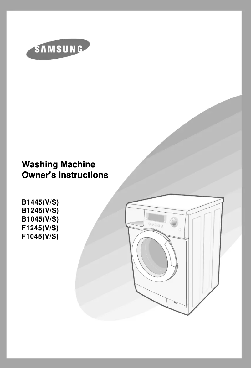 Page n°1 - Manuel utilisateur Samsung B1445SGS/XEF