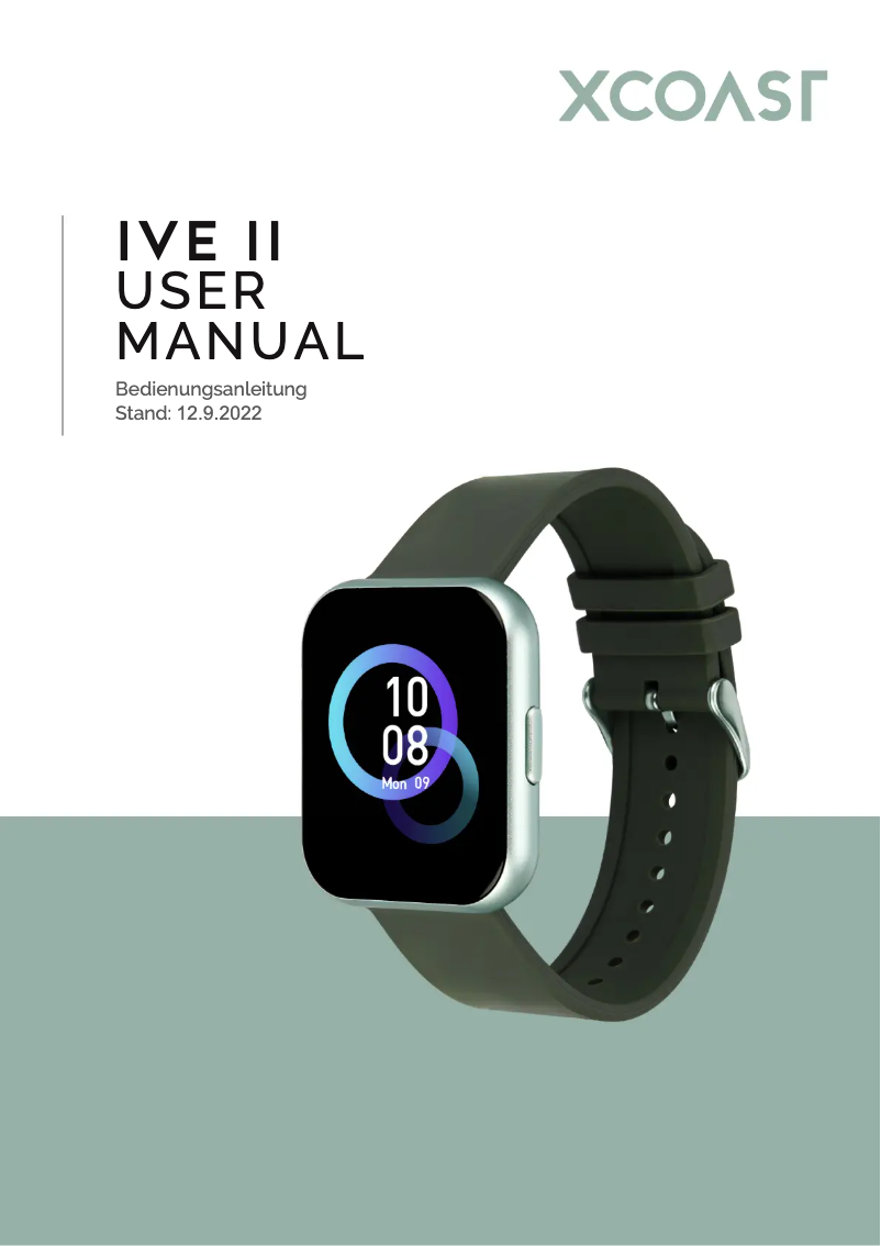 Page 1 de la notice Manuel utilisateur Xlyne IVE2