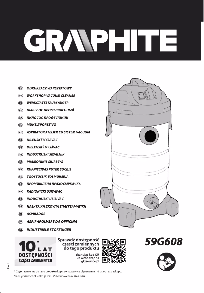Image de la première page du manuel de l'appareil 59G608