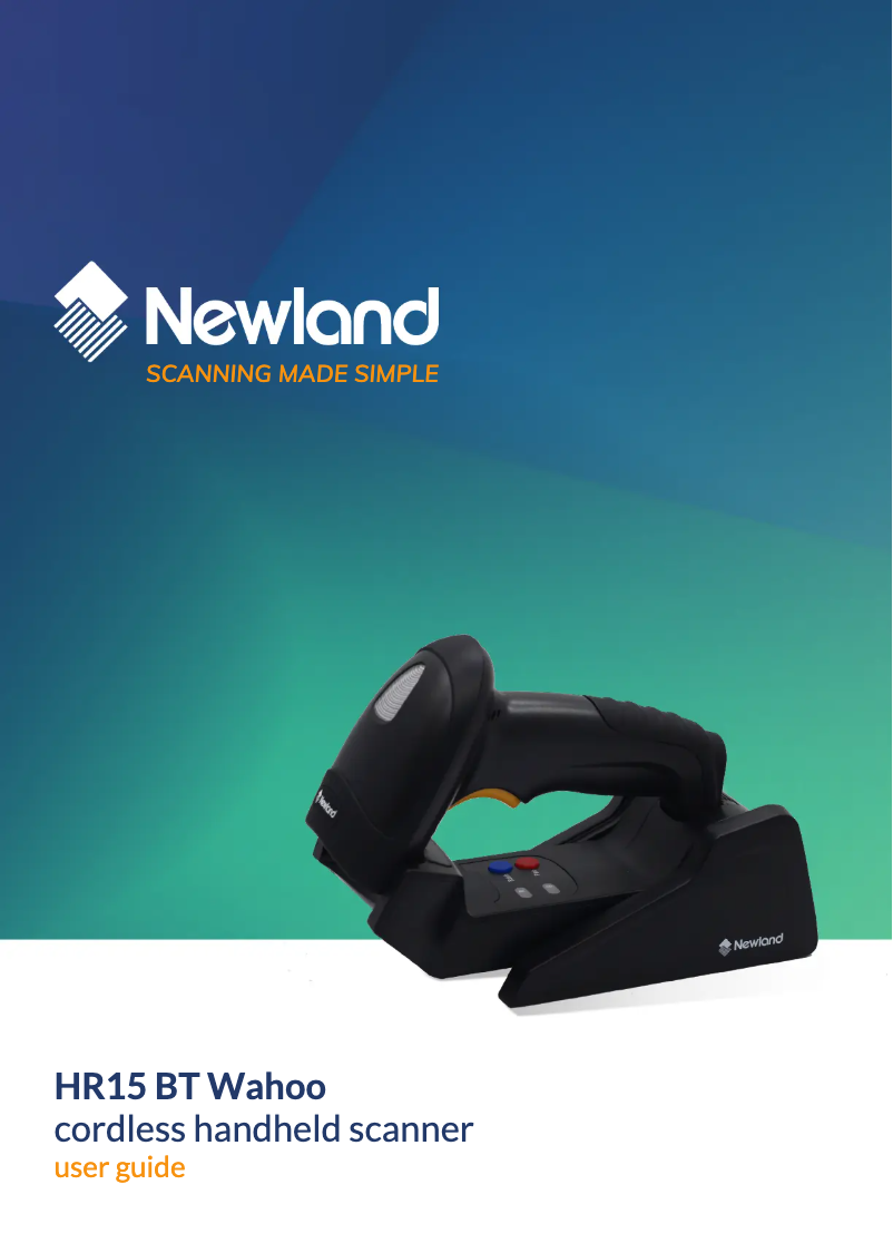 Page 1 de la notice Manuel utilisateur Newland HR15 BT Wahoo