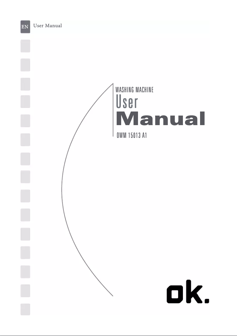 Page n°1 - Manuel utilisateur OK OWM 15013 A1