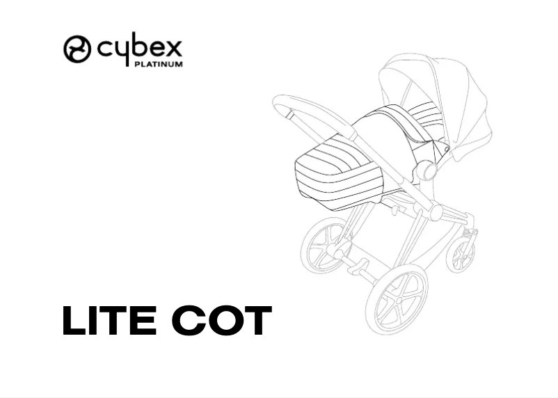 Image de la première page du manuel de l'appareil Lite Cot Platinum
