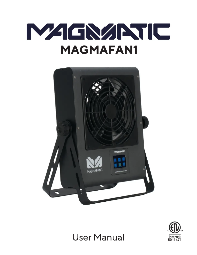 Page 1 de la notice Manuel utilisateur Magmatic MAGMAFAN 1