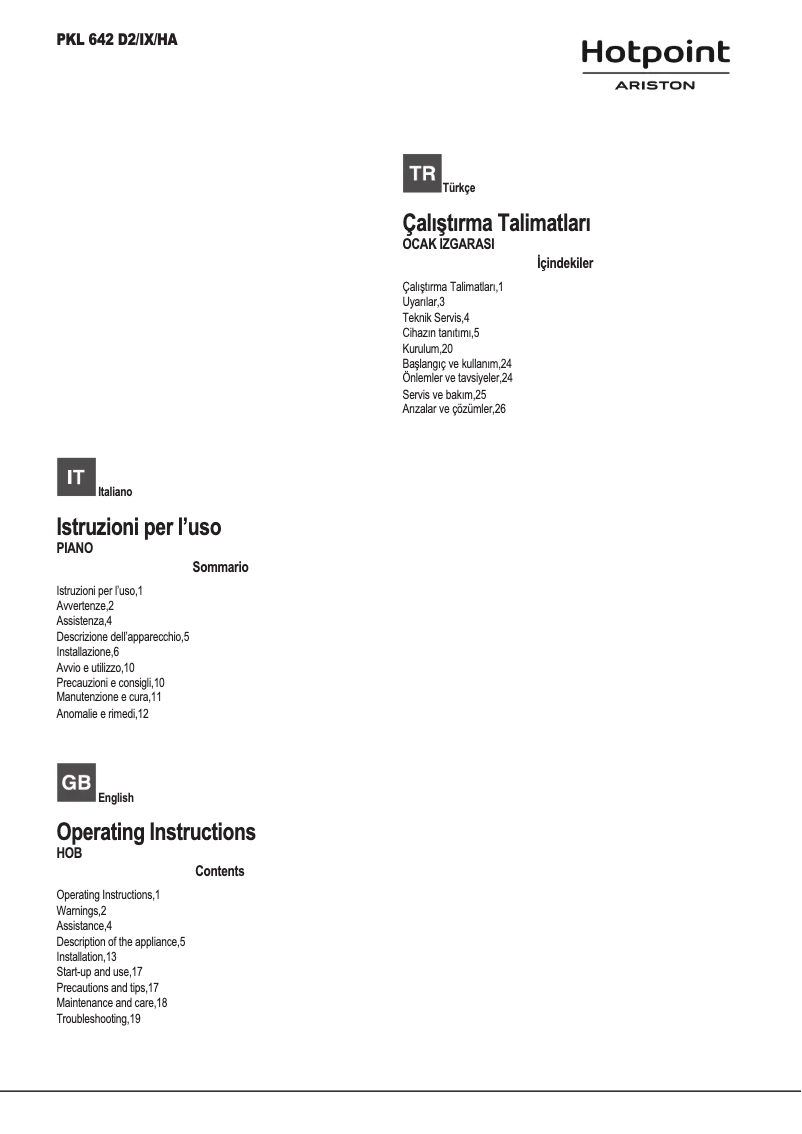 Imagen de la primera página del manual del dispositivo PKL 642 D2/IX/HA