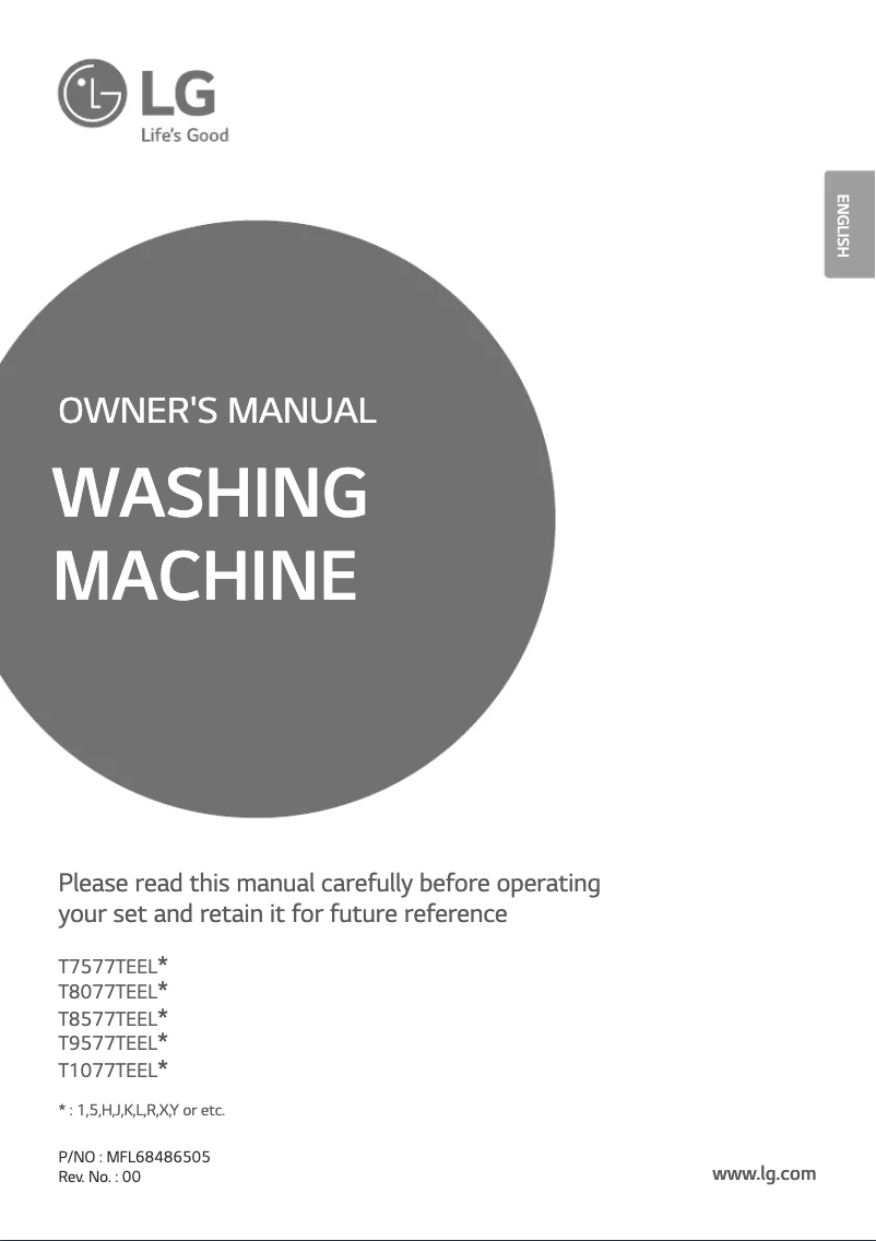 Imagen de la primera página del manual del dispositivo T7577TEEL1