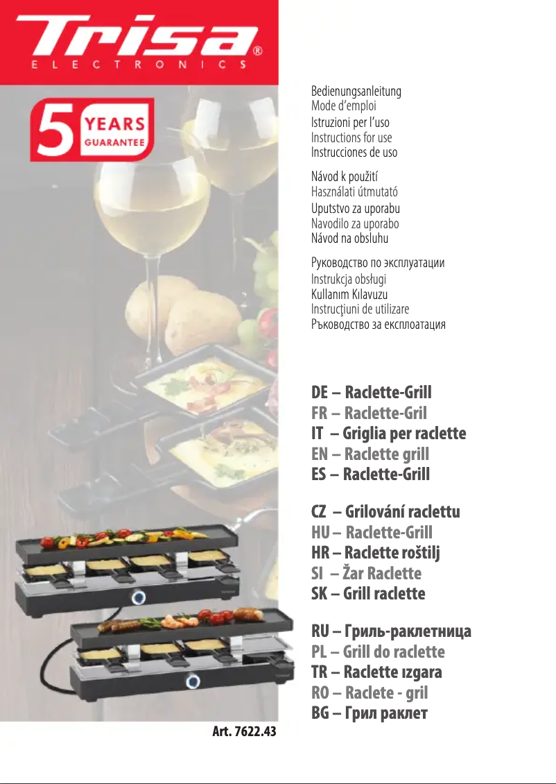 Page n°1 - Manuel utilisateur Trisa Style Connect