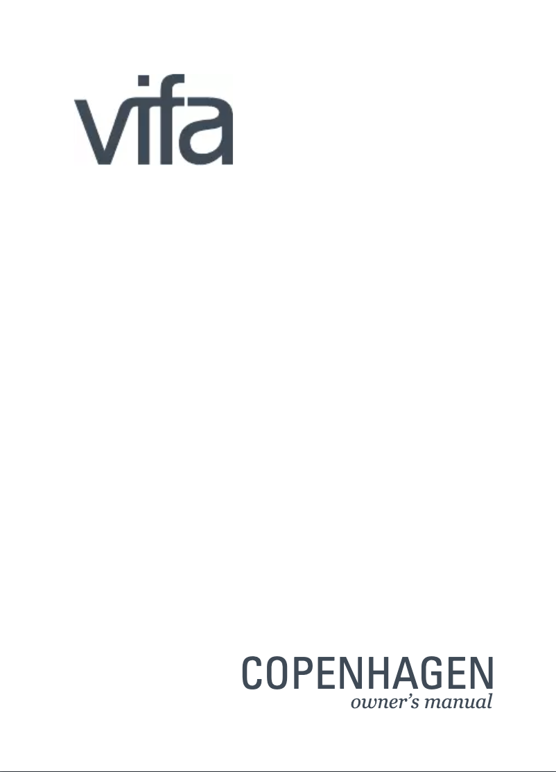 Page n°1 - Manuel utilisateur Vifa Copenhagen 2.0