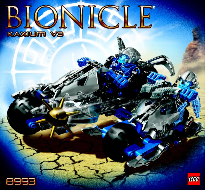 Page 1 de la notice Manuel utilisateur Lego Bionicle 8993