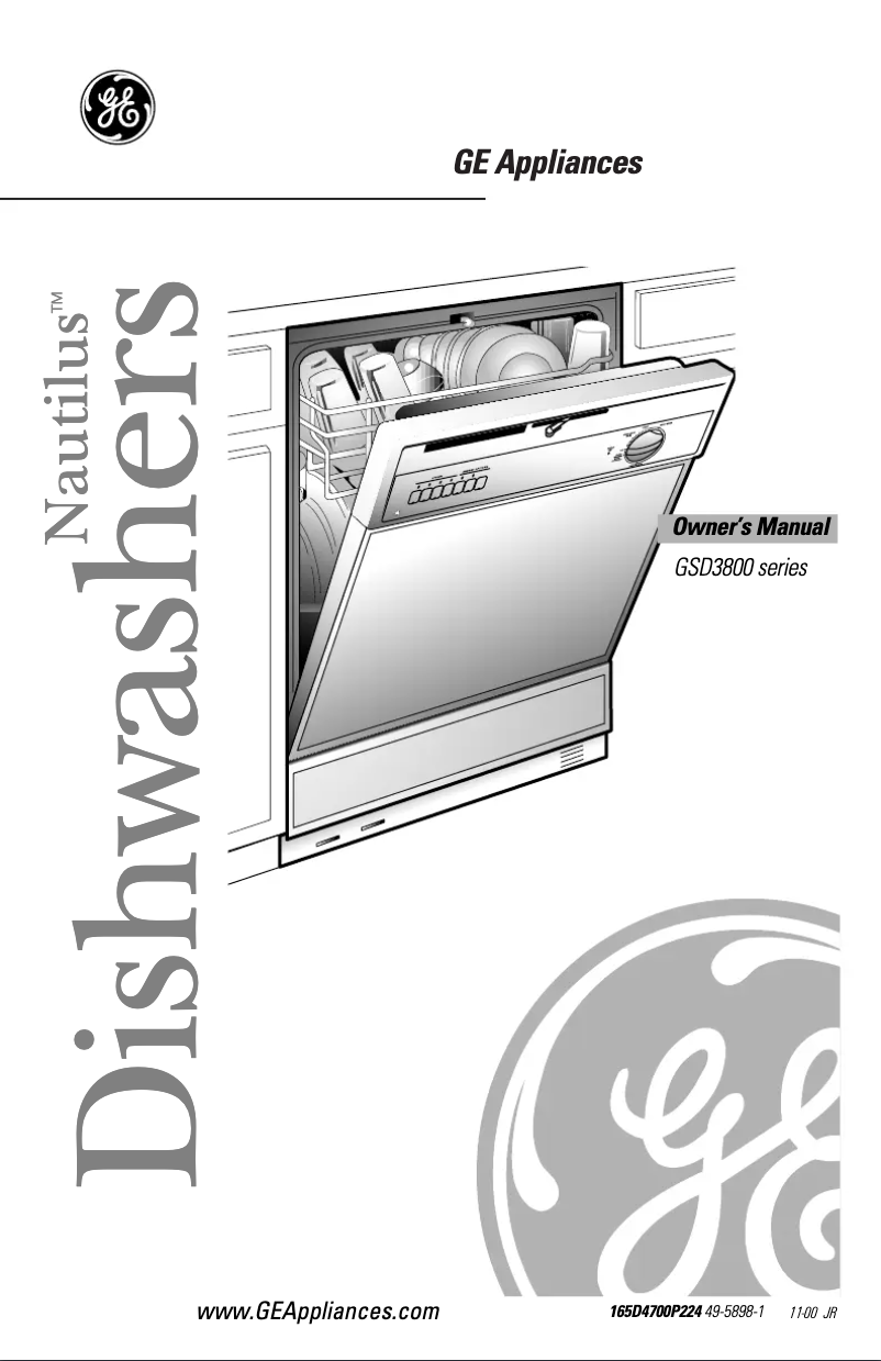 Página 1 del manual Manual de uso y mantenimiento GE GSD3835FWW