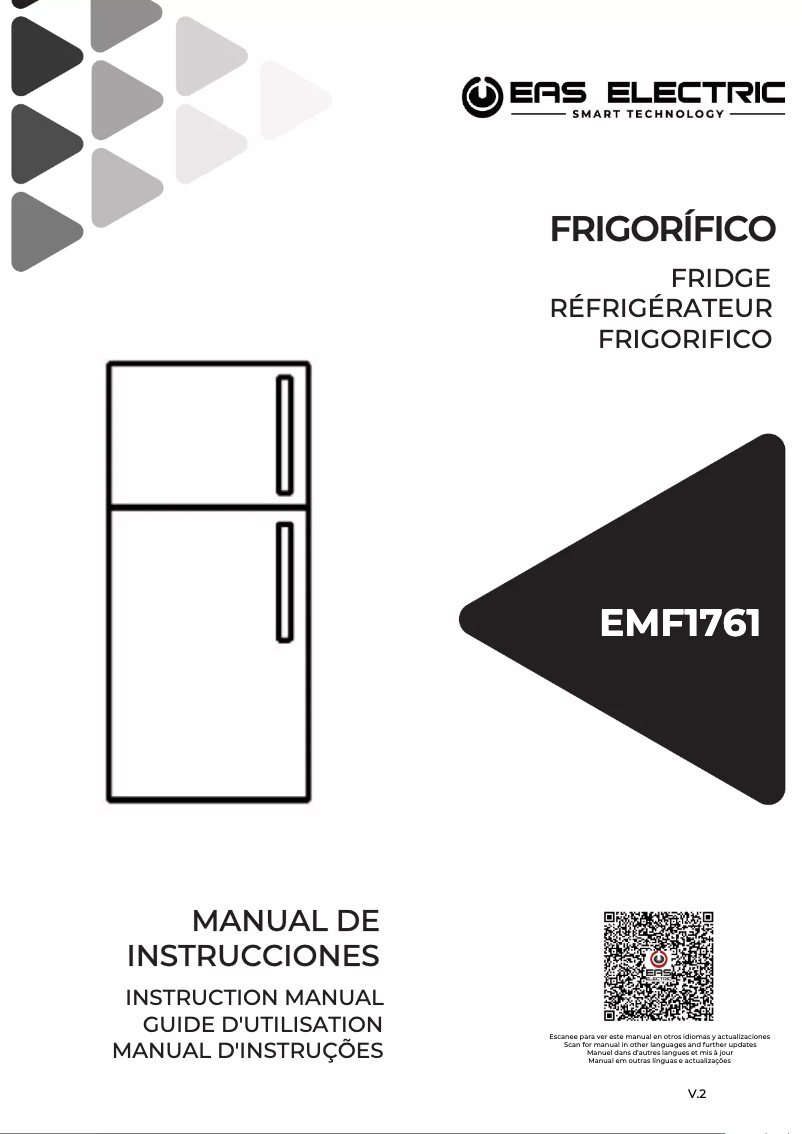 Page n°1 - Manuel utilisateur EAS Electric EMF1761