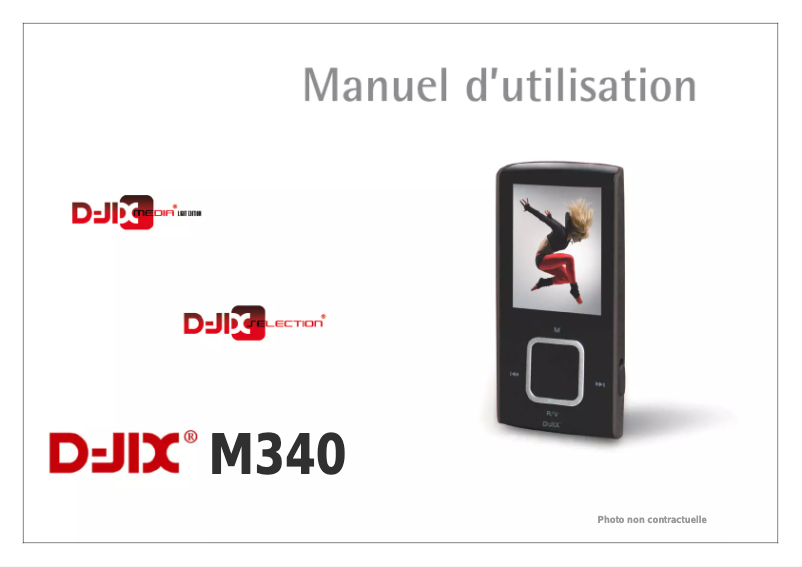Image de la première page du manuel de l'appareil M340