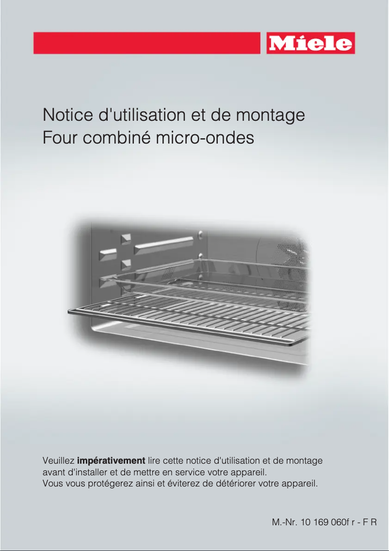 Page 1 de la notice Manuel utilisateur Miele H6600BM