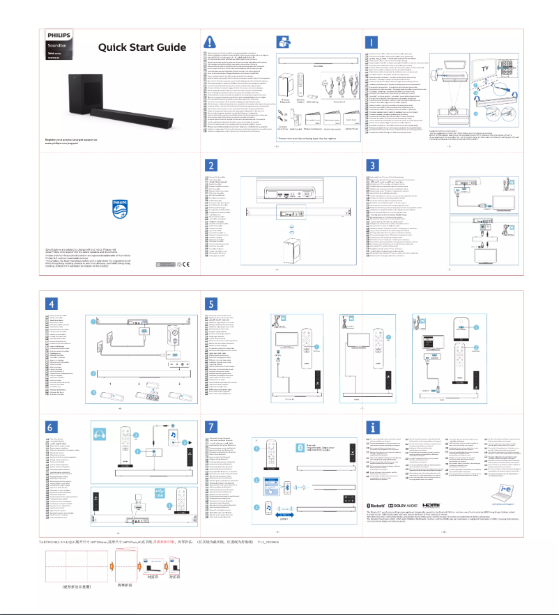 Image de la première page du manuel de l'appareil TAB7305