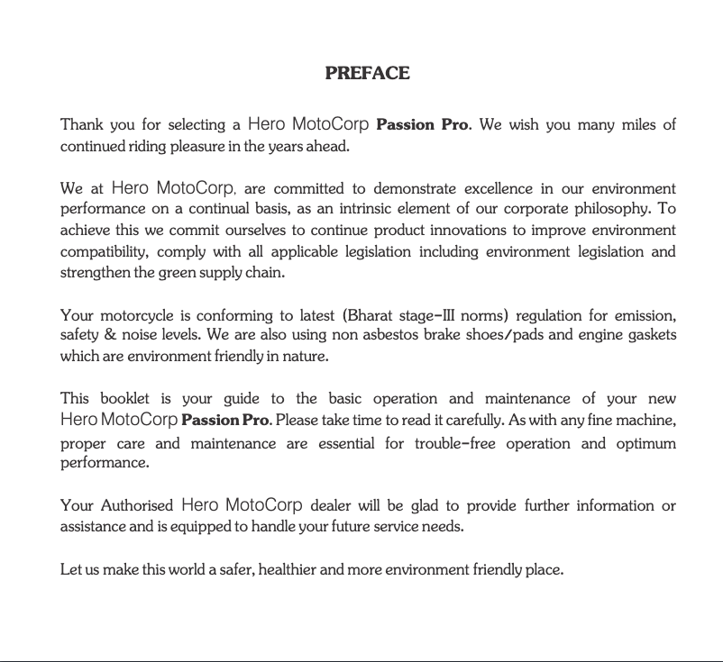 Página 1 del manual Manual de usuario Hero Passion Pro (2016)