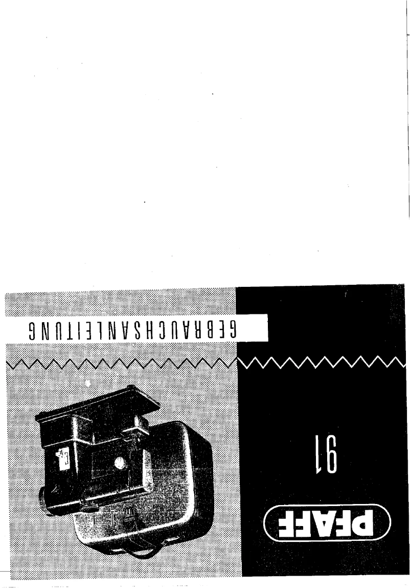 Page 1 de la notice Manuel utilisateur Pfaff 91