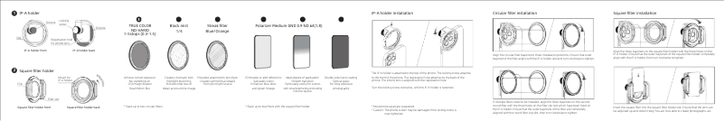 Page 1 de la notice Manuel utilisateur NiSi NISI-IPA-TCVND0.3-1.5