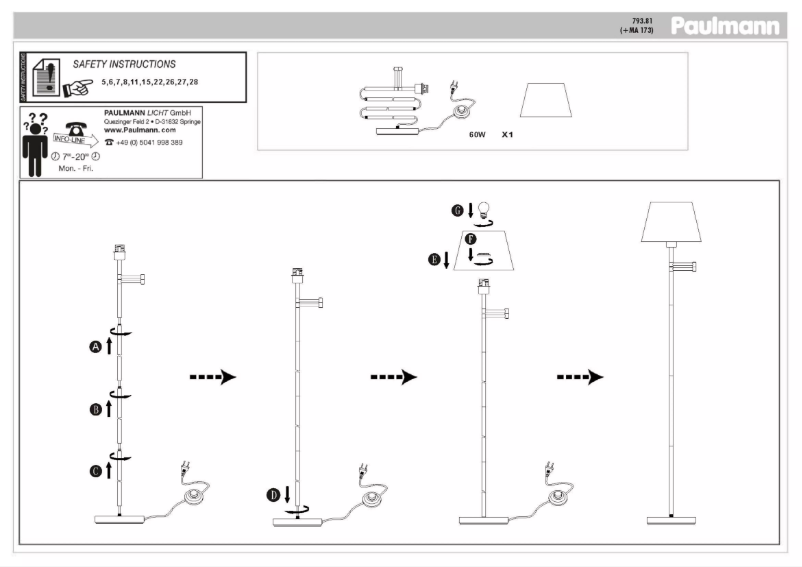 Page n°1 - Manuel utilisateur Paulmann Helena