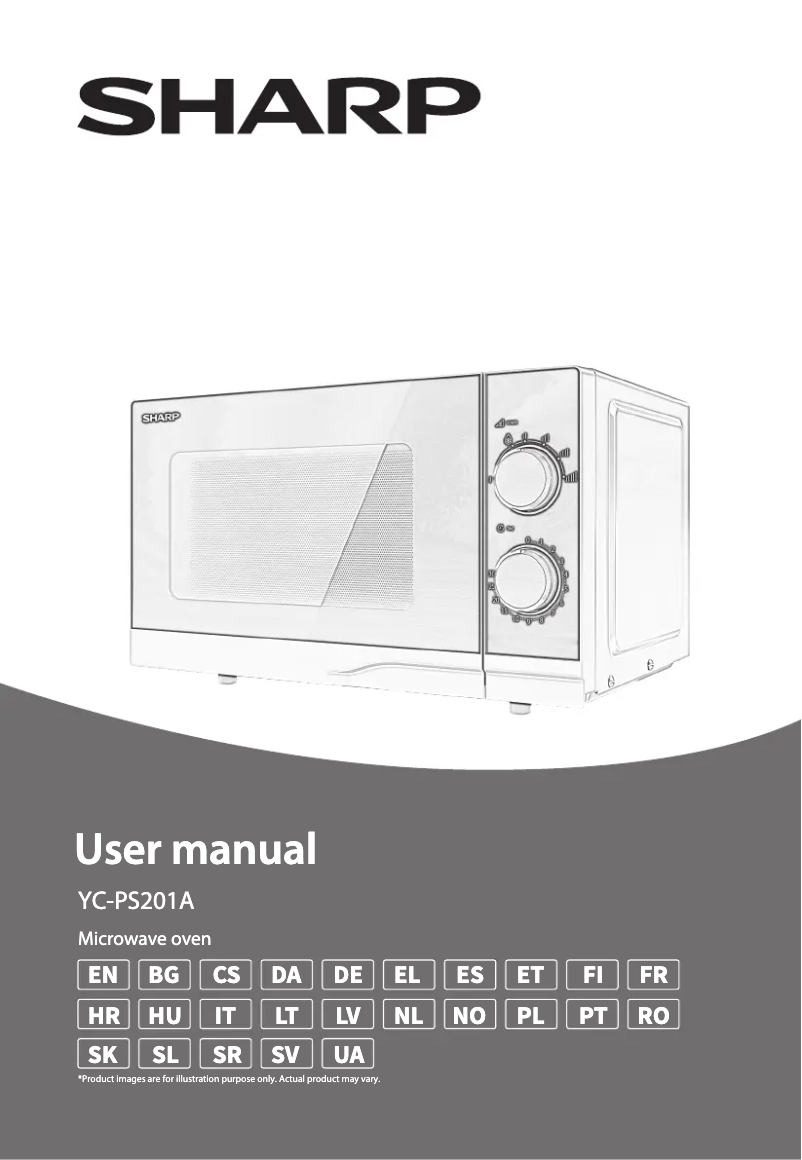 Page n°1 - Manuel utilisateur Sharp YC-PS201AE
