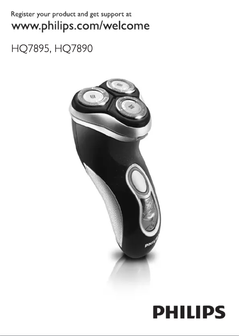 Page 1 of the manual User Manual Philips Speed-XL HQ7895