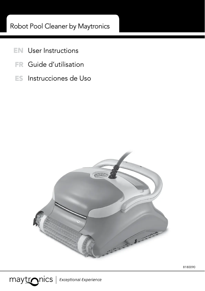 Image de la première page du manuel de l'appareil Dolphin Nautilus CC Plus w/Wi-Fi