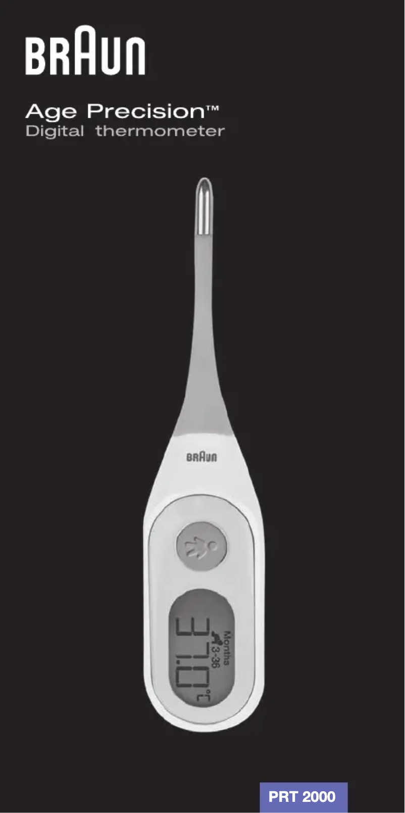 Image de la première page du manuel de l'appareil Age Precision PRT 2000