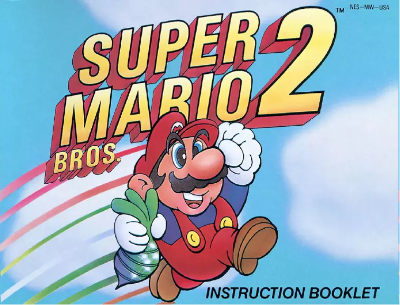 Página 1 del manual Manual de usuario Nintendo Super Mario Bros. 2 (NES)
