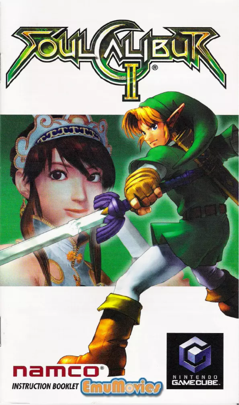 Page 1 de la notice Manuel utilisateur Nintendo Soul Calibur II (GameCube)