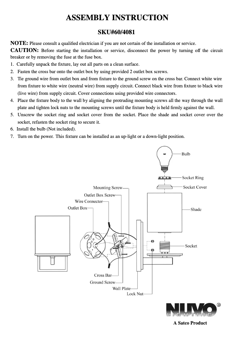 Página 1 del manual Manual de usuario NUVO Bento 60/4081