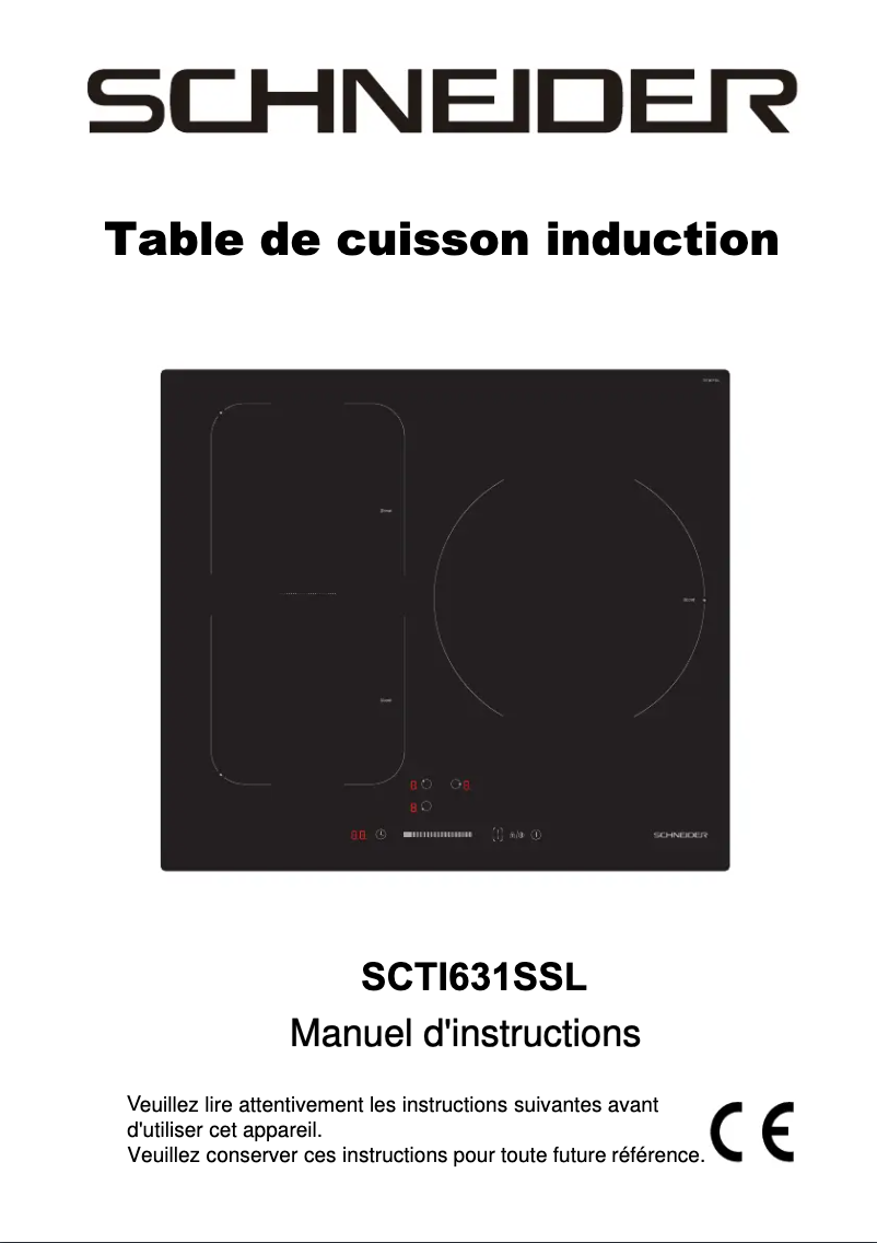 Image de la première page du manuel de l'appareil SCTI631SSL